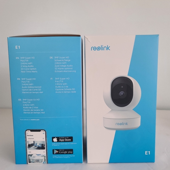 Reo Link E1  Pan-Tilt Indoor Camera. 2 Cameras. - Picture 2 of 9